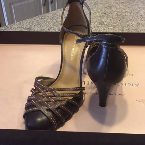 ANTONIO MELANI GLOVE FIT HEELS SIZE 9 - Picture 4 of 6